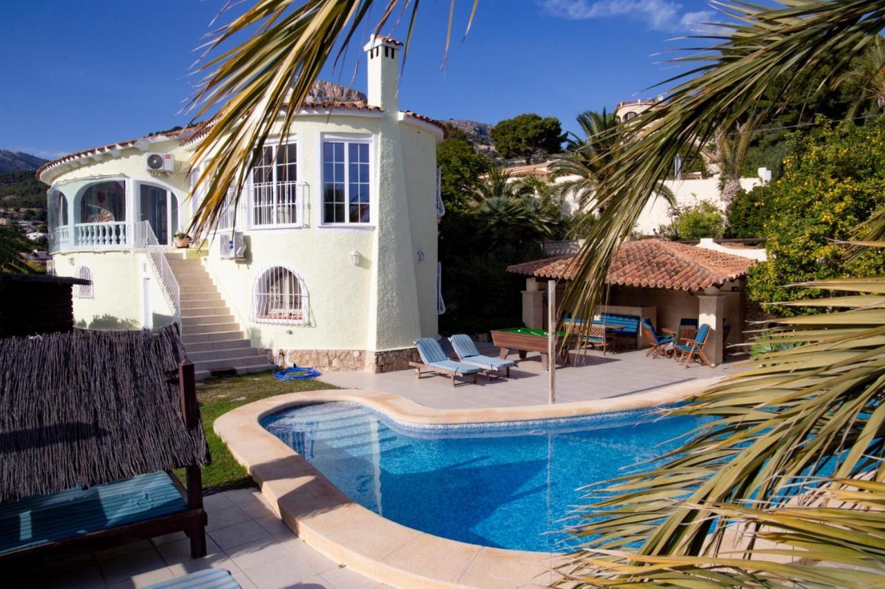 Villa Belucra,10P,Seaview,Jacuzzi,Pool Calpe Kültér fotó