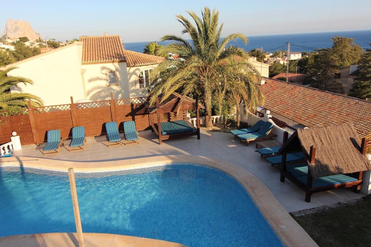 Villa Belucra,10P,Seaview,Jacuzzi,Pool Calpe Kültér fotó