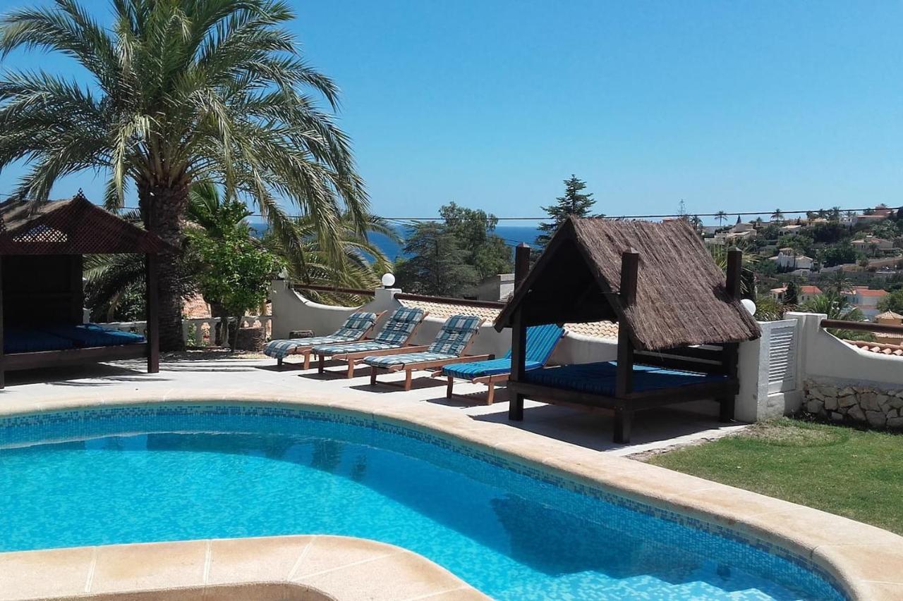 Villa Belucra,10P,Seaview,Jacuzzi,Pool Calpe Kültér fotó