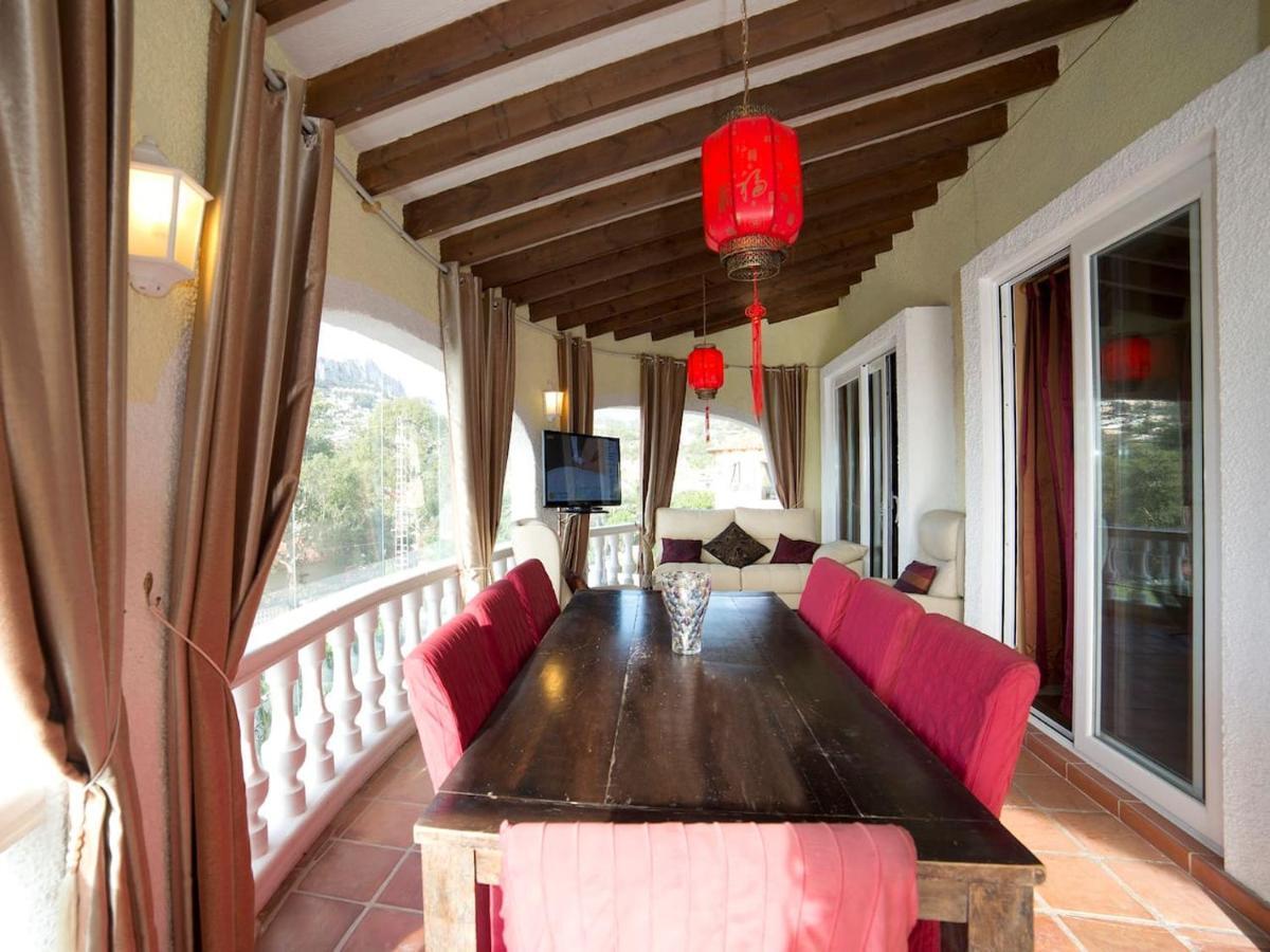 Villa Belucra,10P,Seaview,Jacuzzi,Pool Calpe Kültér fotó