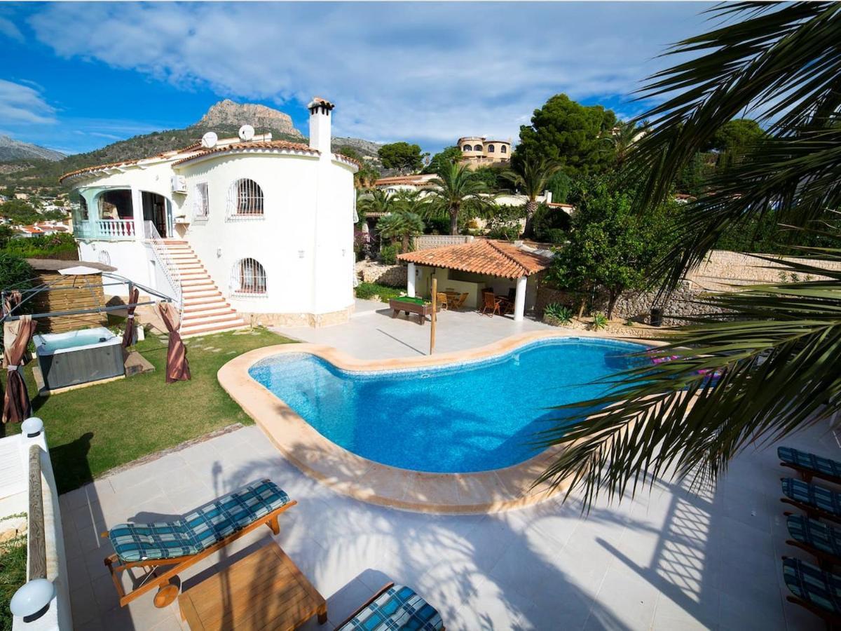Villa Belucra,10P,Seaview,Jacuzzi,Pool Calpe Kültér fotó