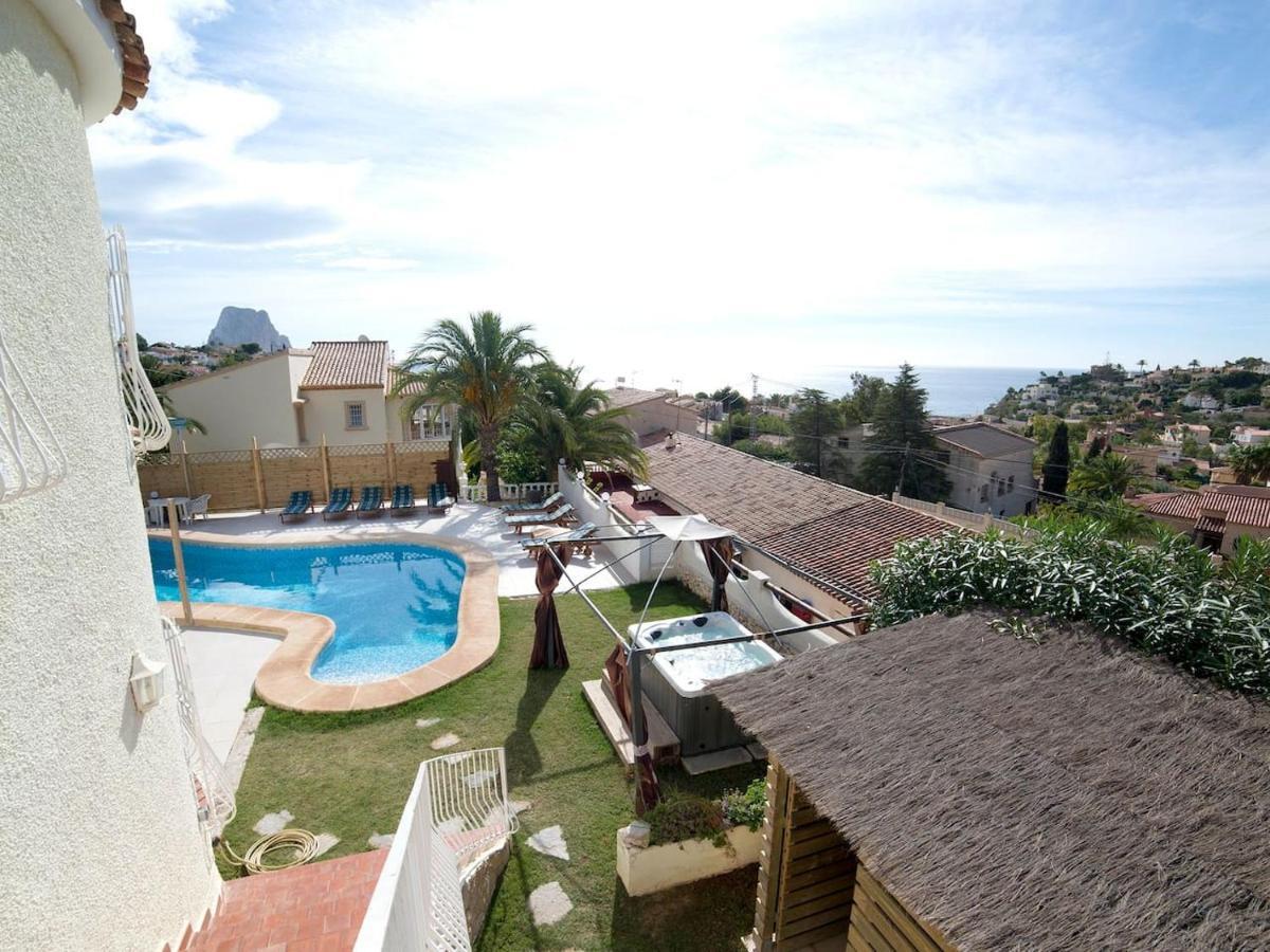 Villa Belucra,10P,Seaview,Jacuzzi,Pool Calpe Kültér fotó